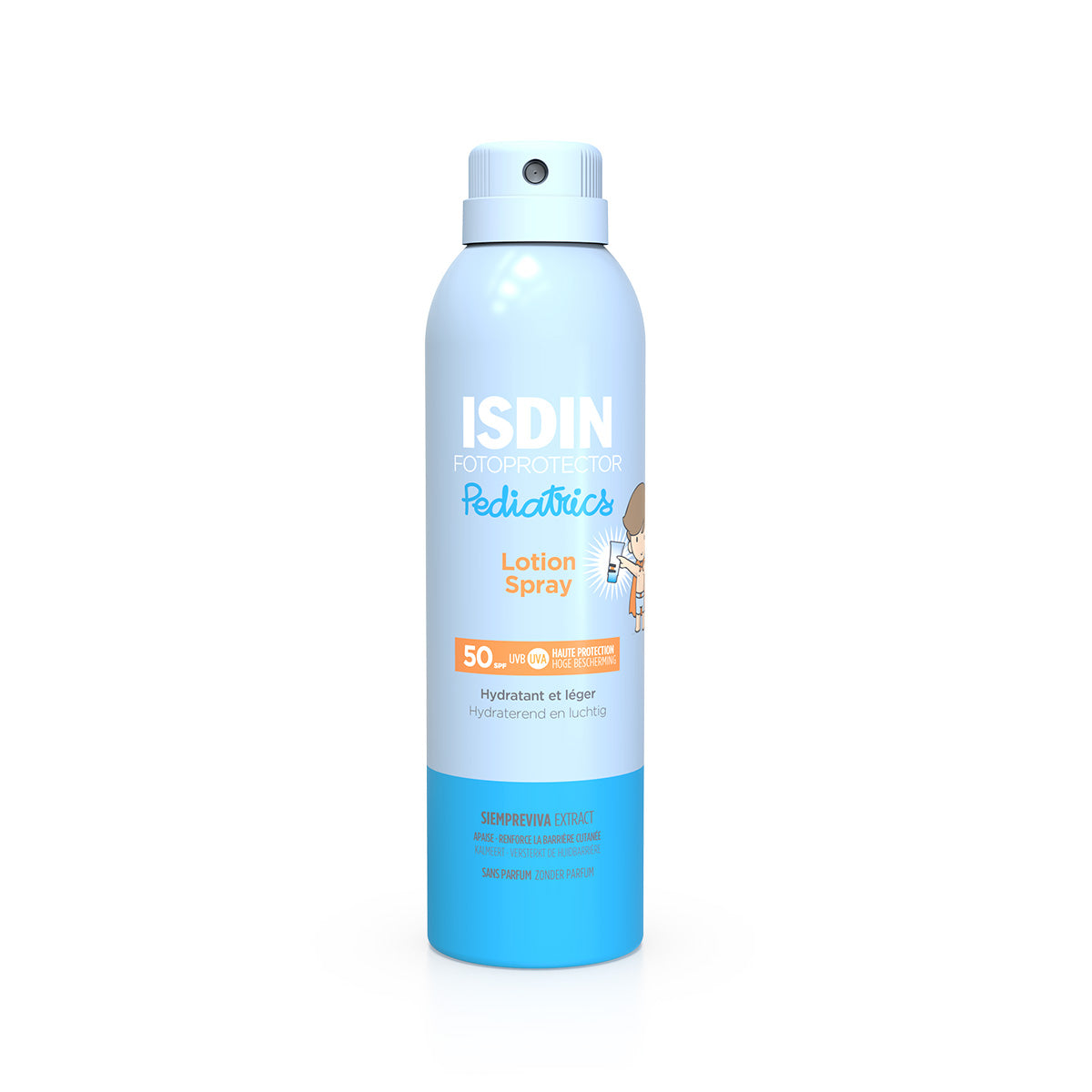 Isdin zonnecrème lotion spray pediatrics zonder parfum