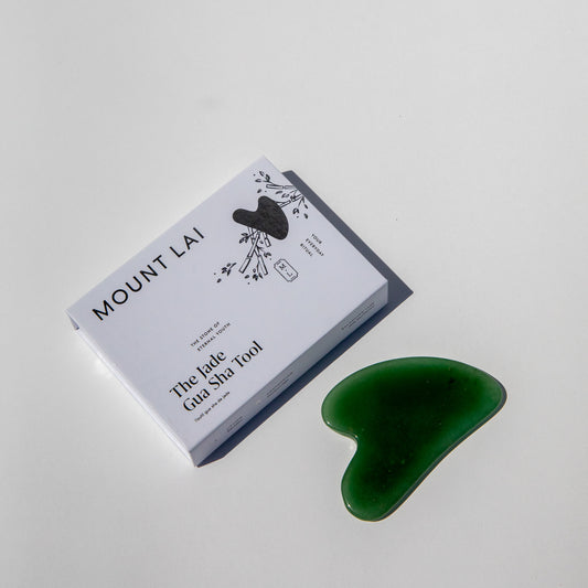 Gua Sha steen voor goede massage en doorbloeding